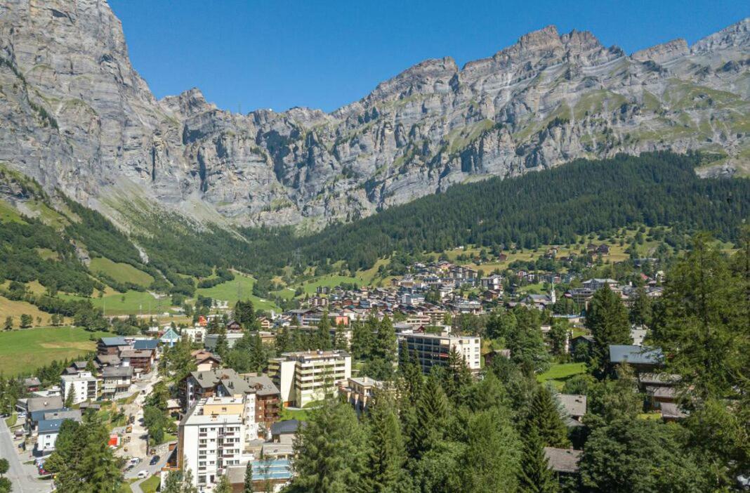 Apartmán Haus Tarbey Leukerbad Exteriér fotografie